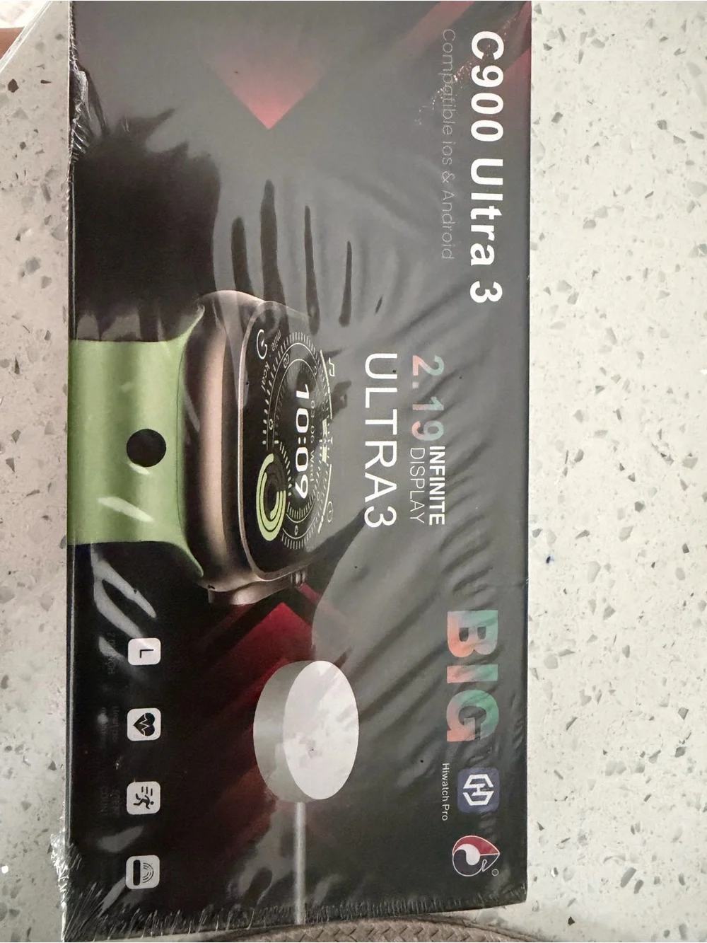 Ultra3 Smartwatch in Light Green — 2.19